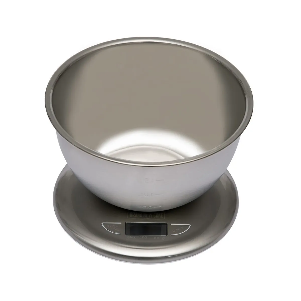 BrandNewCake RVS Keukenweegschaal met kom 5kg / 1g New