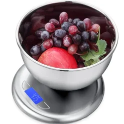 BrandNewCake RVS Keukenweegschaal met kom 5kg / 1g New