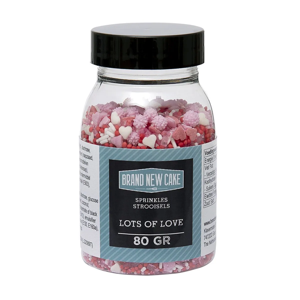 BrandNewCake Sprinkles Lots of Love 80gr. Best