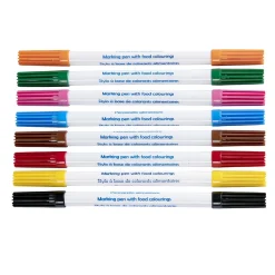 BrandNewCake Stiften Eetbare Inkt Dubbelzijdig Set/8 Outlet