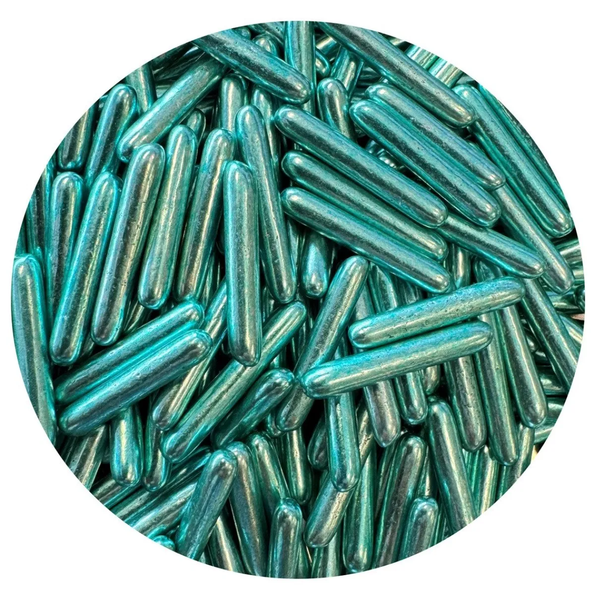 BrandNewCake Sugar Rods Metallic Groen 80gr. Online