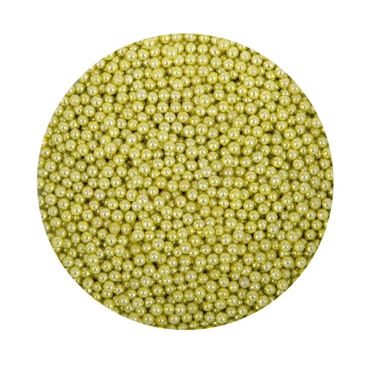 BrandNewCake Suikerparels Metallic Goud 4mm 80gr. Sale