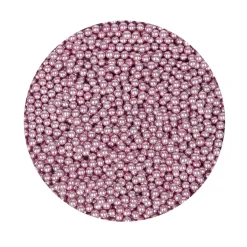 BrandNewCake Suikerparels Metallic Roze 4mm 80gr.