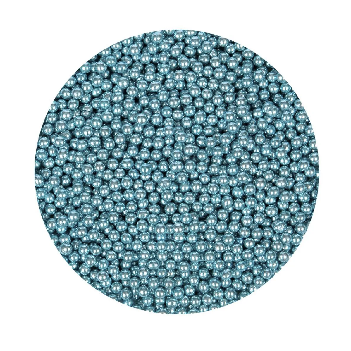 BrandNewCake Suikerparels Metallic Blauw 4mm 80gr. Best
