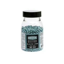 BrandNewCake Suikerparels Metallic Blauw 4mm 80gr. Best