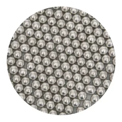 BrandNewCake Suikerparels Metallic Zilver 8mm 80gr. Sale
