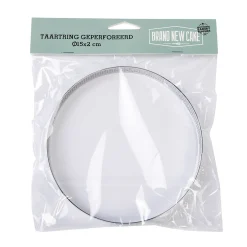 BrandNewCake Taartring RVS Geperforeerd Ø15x2cm Hot