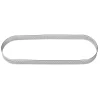 BrandNewCake Taartring RVS Ovaal Geperforeerd 27x8x2cm** New