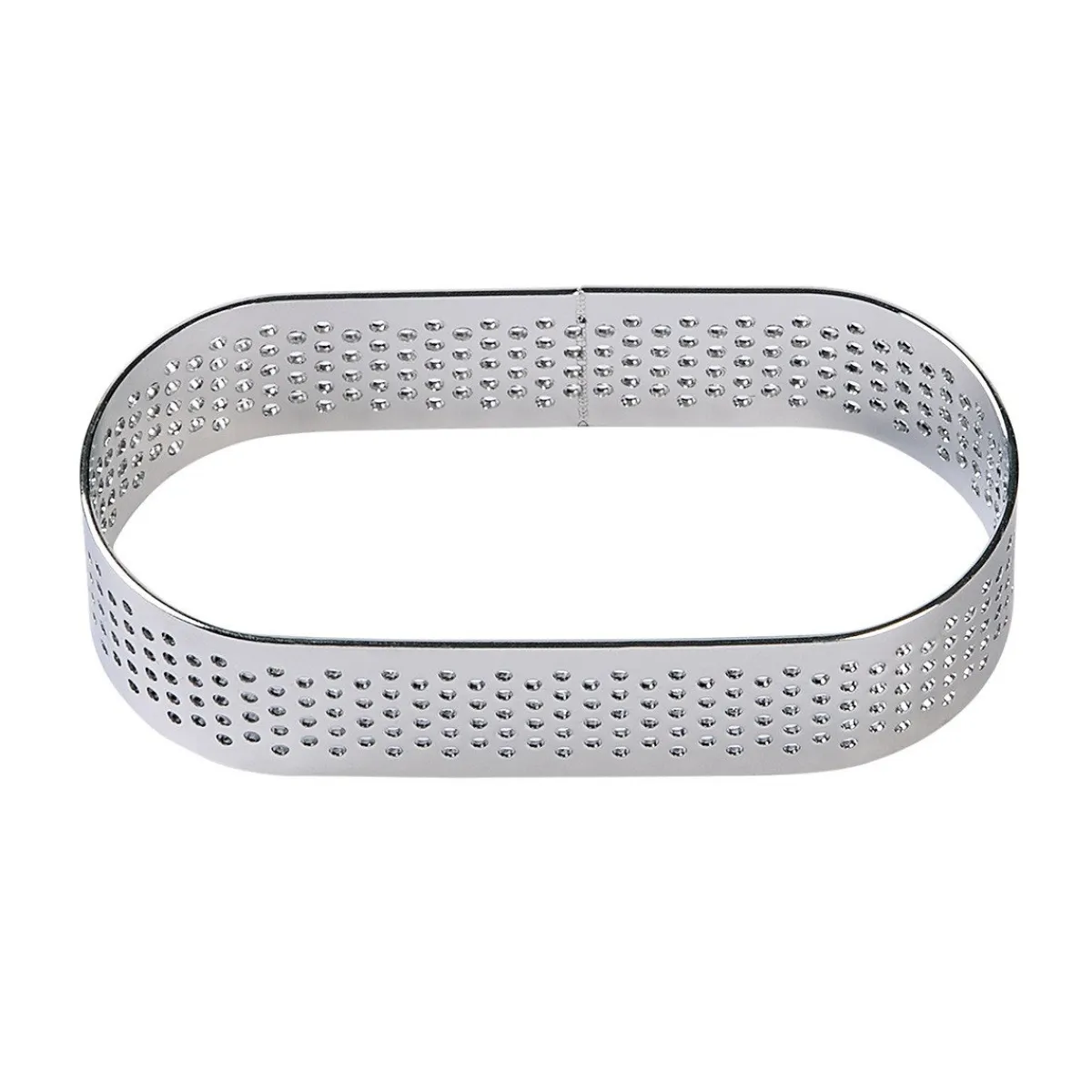 BrandNewCake Taartring RVS Ovaal Geperforeerd 8x3,5x2cm Sale