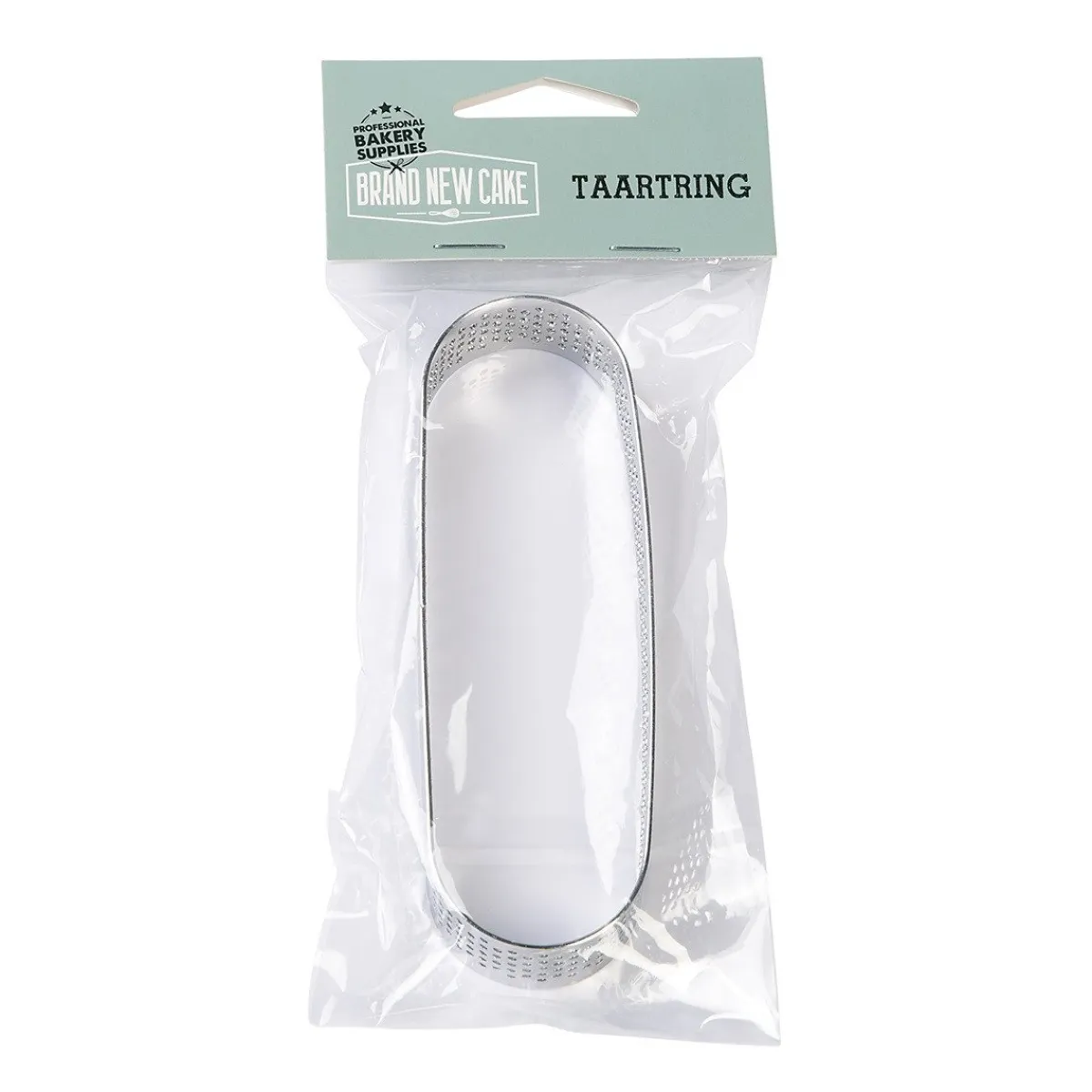 BrandNewCake Taartring RVS Ovaal Geperforeerd 8x3,5x2cm Sale