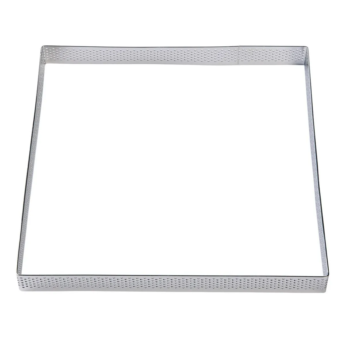 BrandNewCake Taartring RVS Vierkant Geperforeerd 20x2cm** Best