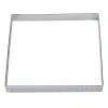BrandNewCake Taartring RVS Vierkant Geperforeerd 17,5x2cm New