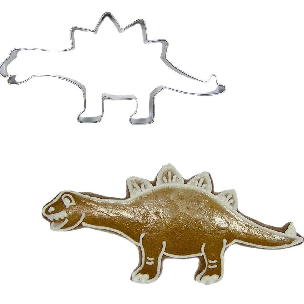 BrandNewCake Uitsteker Dino Stegosaurus RVS 12cm Best