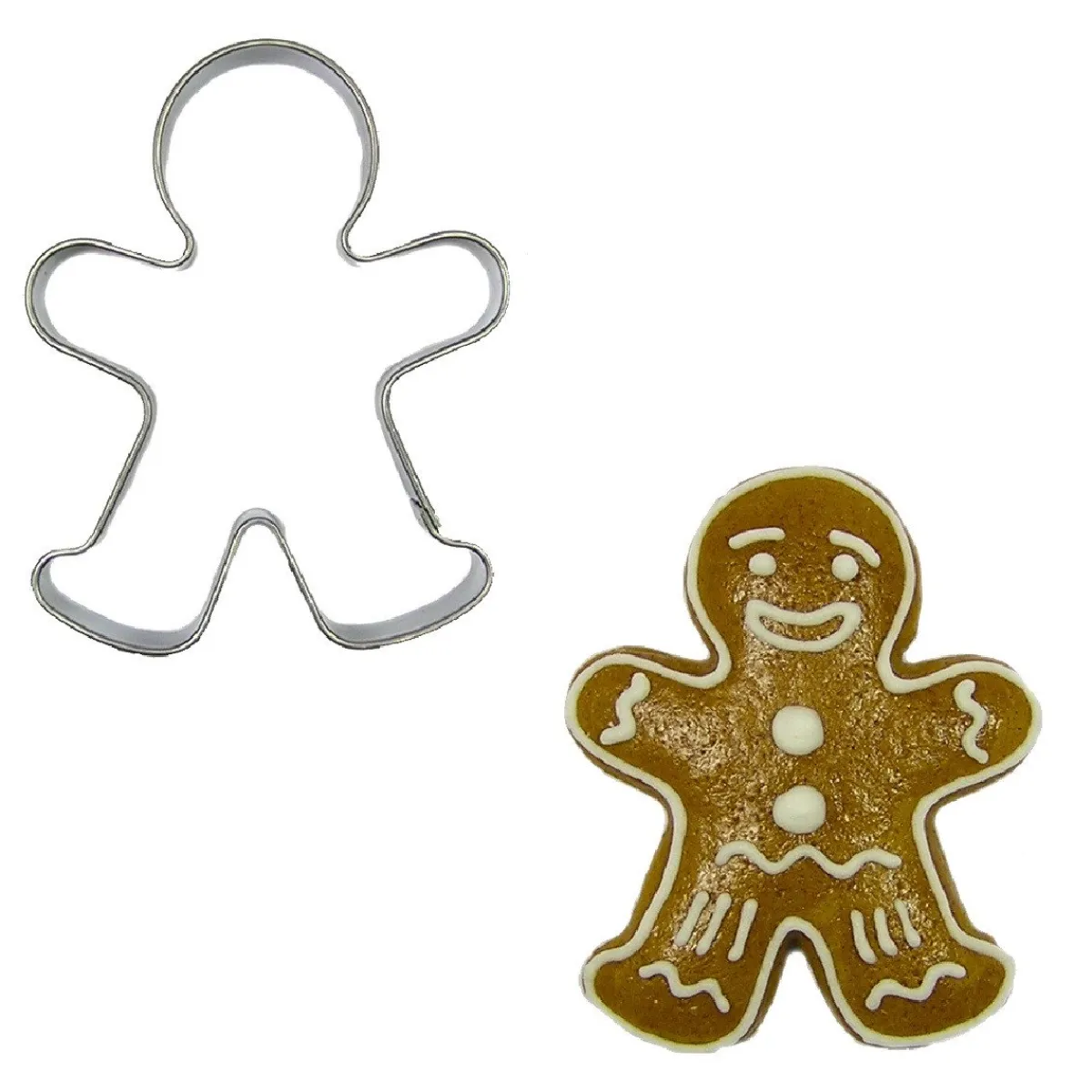 BrandNewCake Uitsteker Gingerbread Man RVS 4cm Sale