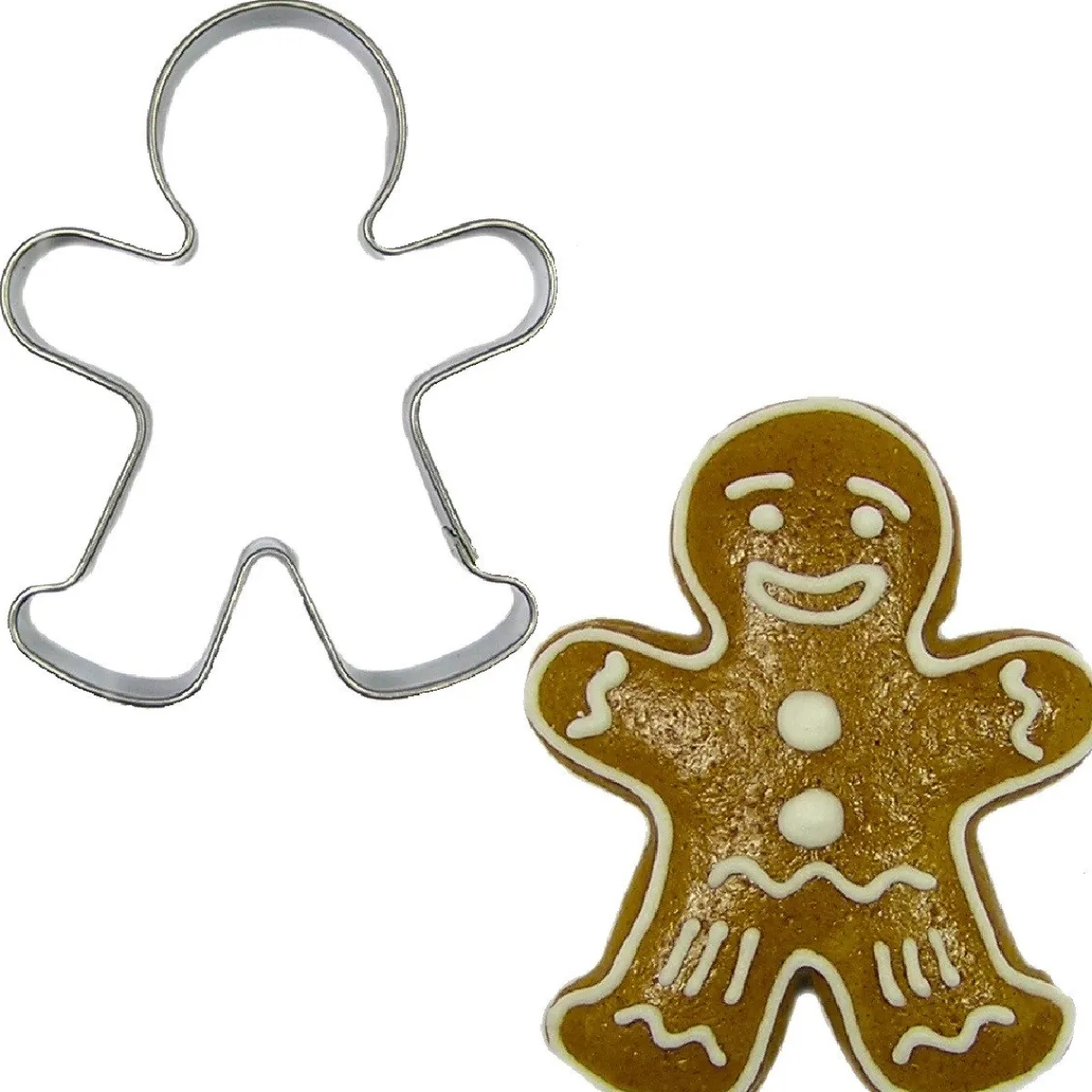 BrandNewCake Uitsteker Gingerbread Man RVS 6cm Clearance