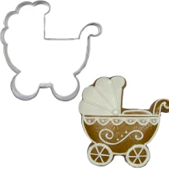 BrandNewCake Uitsteker Kinderwagen RVS 6cm New
