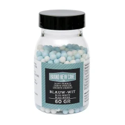 BrandNewCake Zachte Parels Blauw/Wit 60gr.