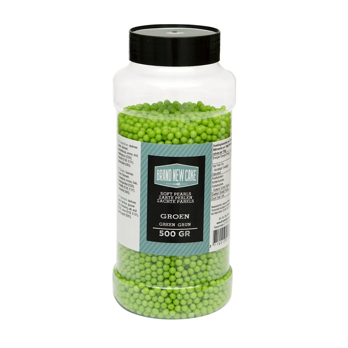 BrandNewCake Zachte Parels Groen 500gr. Hot