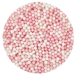 BrandNewCake Zachte Parels Roze/Wit 500gr. Hot