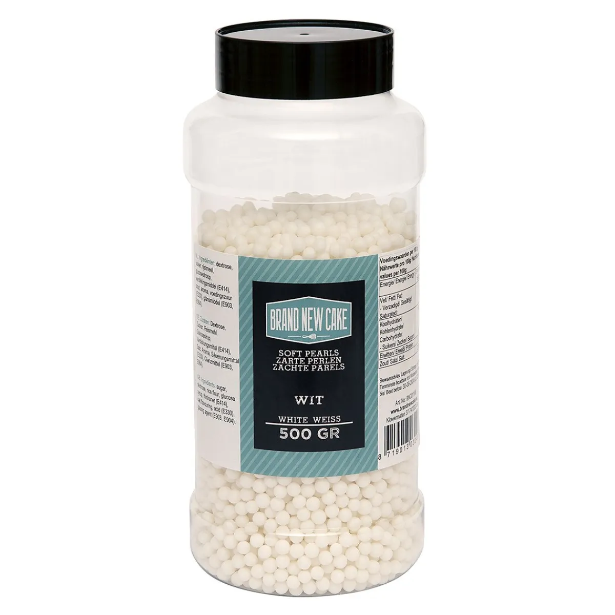 BrandNewCake Zachte Parels Wit 500gr. Discount