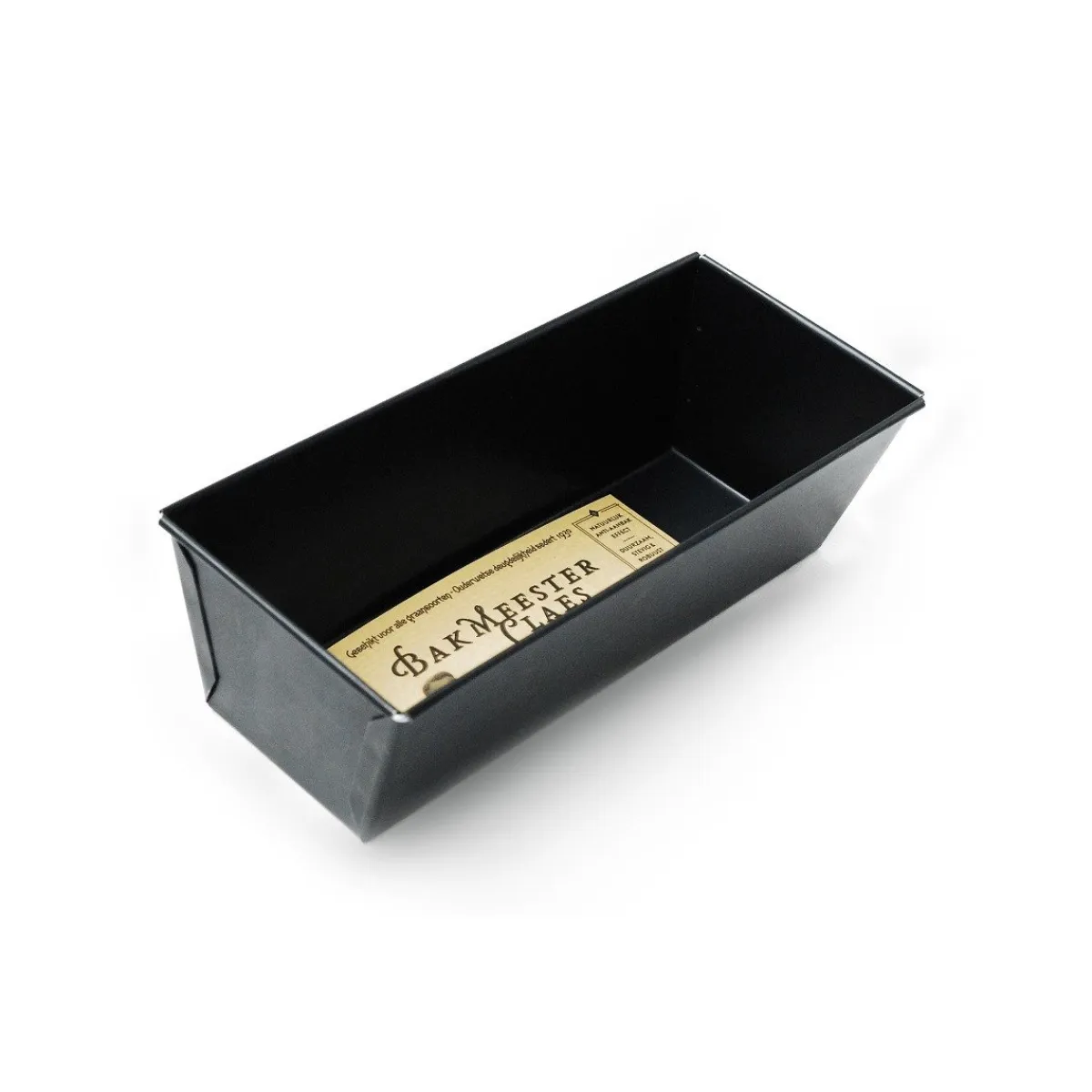 Bakmeester Claes Cakeblik Blauwstaal 26x11cm Online