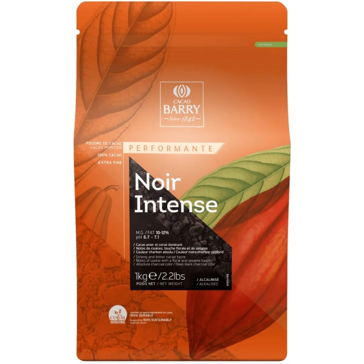 Callebaut Cacaopoeder Noir Intense 1kg Sale