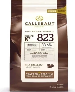 Callebaut Chocolade Callets Melk (823) 2,5 kg New