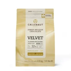Callebaut Chocolade Callets Wit Velvet (minder zoet) 2,5kg Clearance