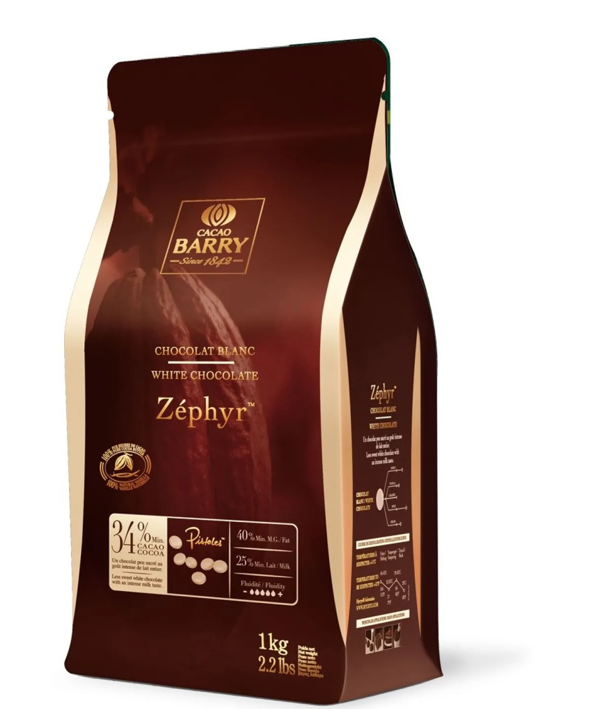 Callebaut Chocolade Callets Wit Zéphyr 1kg Outlet