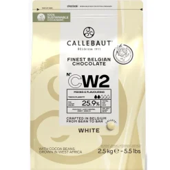 Callebaut Chocolade Callets Wit (CW2) 2,5kg Online