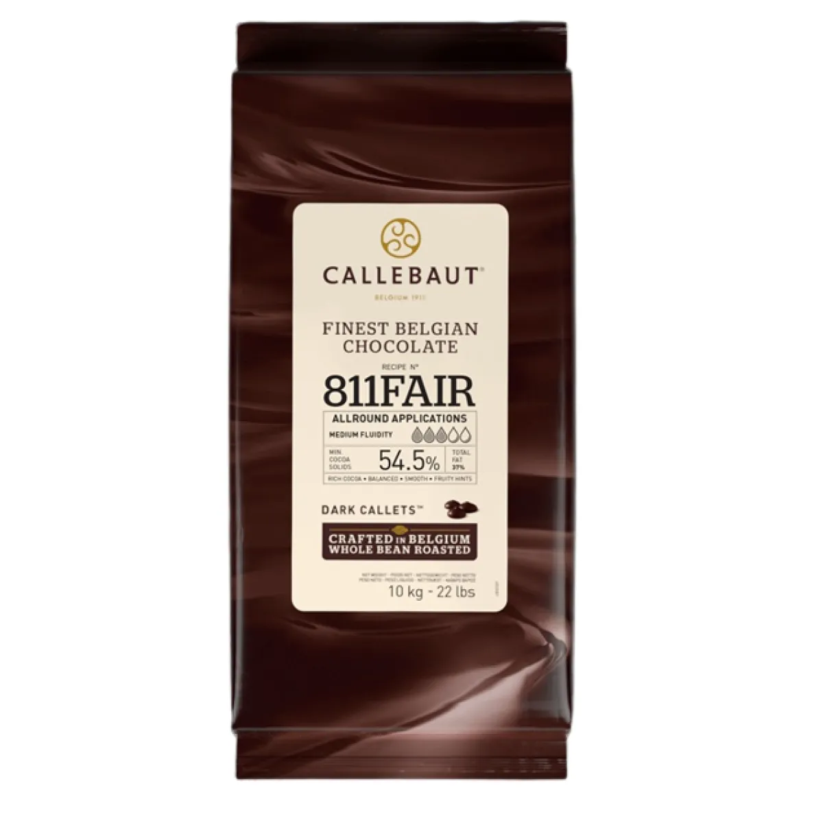 Callebaut Chocolade Callets Fairtrade Puur (811) 10 kg Outlet