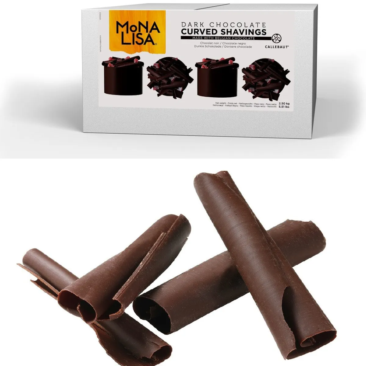 Callebaut Chocolade Curved Schaafsel Puur 2,5kg Online