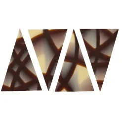 Callebaut Chocoladedecoratie Jura Punt 500st. New