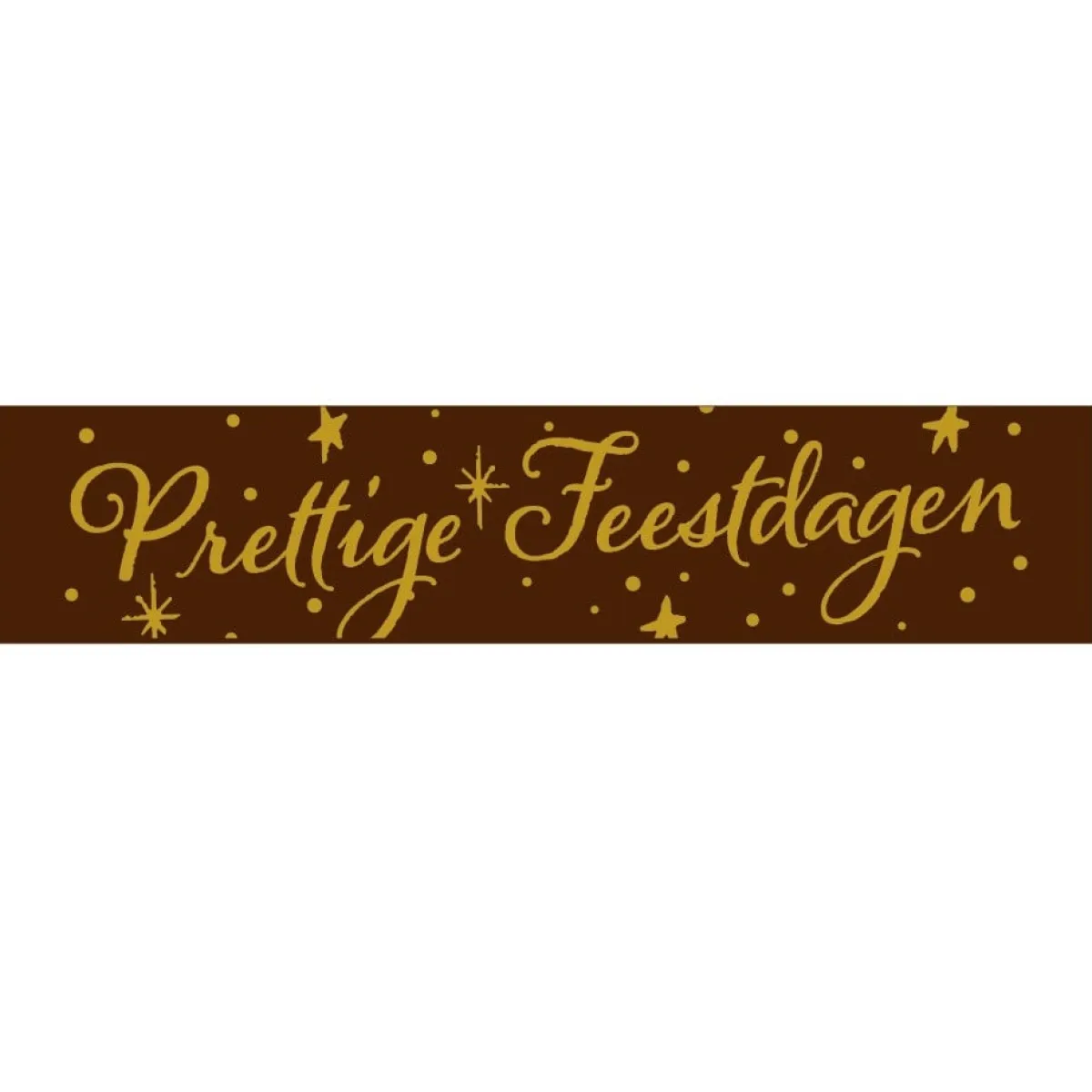 Callebaut Chocoladedecoratie Prettige Feestdagen Strip 160st Discount