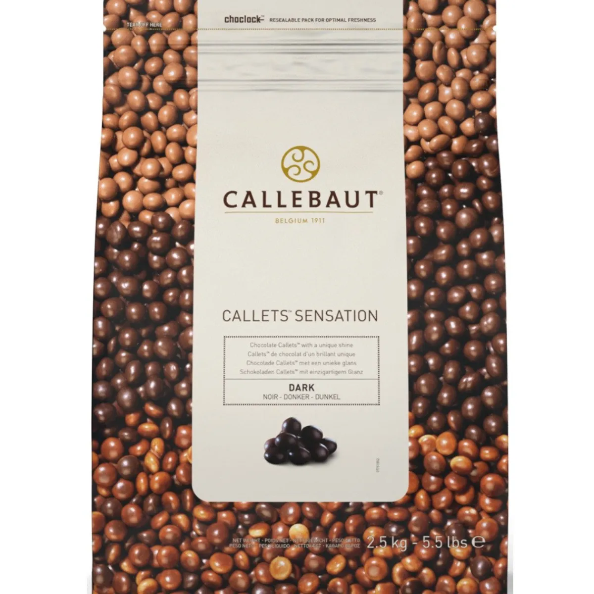 Callebaut Chocolade Sensation Parels Puur 2,5kg** Online