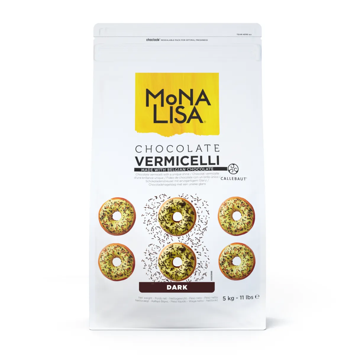 Callebaut Chocolade Vermicelli Puur 5kg Discount