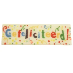 Callebaut Marsepein Decoratie Gefeliciteerd 100st.