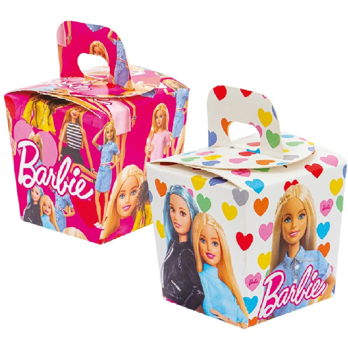 Decora Candy Box Barbie 7x7x8cm 6st**