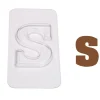 Overig Chocoladebloklettervorm 100 gr. Letter S Sale
