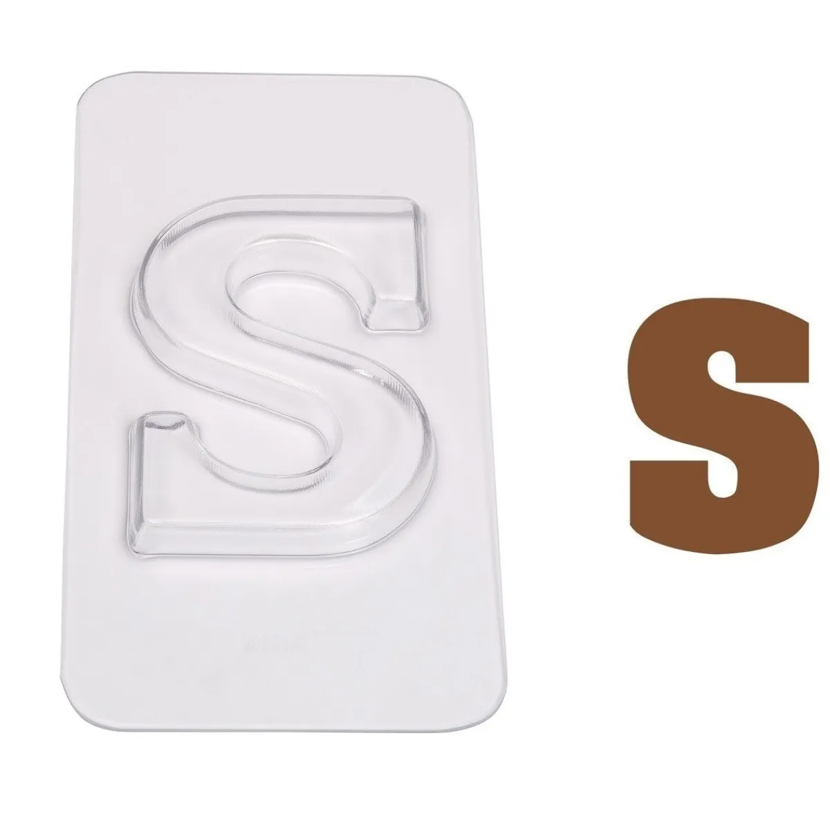 Overig Chocoladebloklettervorm 100 gr. Letter S Sale