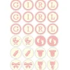 Overig Chocoladedecoratie Baby Girl Ø3cm 24st. Hot