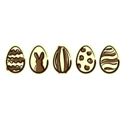 Overig Chocoladedecoratie Ei Assortiment 168 stuks Discount