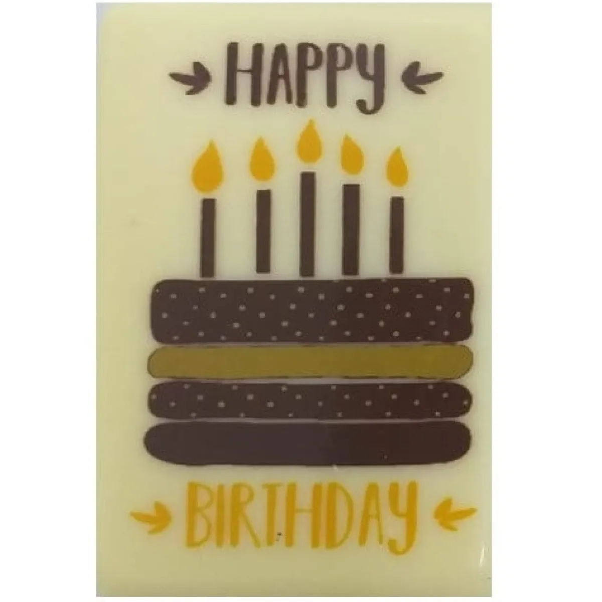 Overig Chocoladedecoratie Happy Birthday 50st. Online