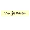 Overig Chocoladedecoratie Vrolijk Pasen 120 stuks Clearance