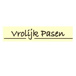 Overig Chocoladedecoratie Vrolijk Pasen 120 stuks Clearance