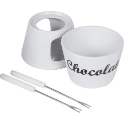 Overig Chocoladefondue Set Porselein