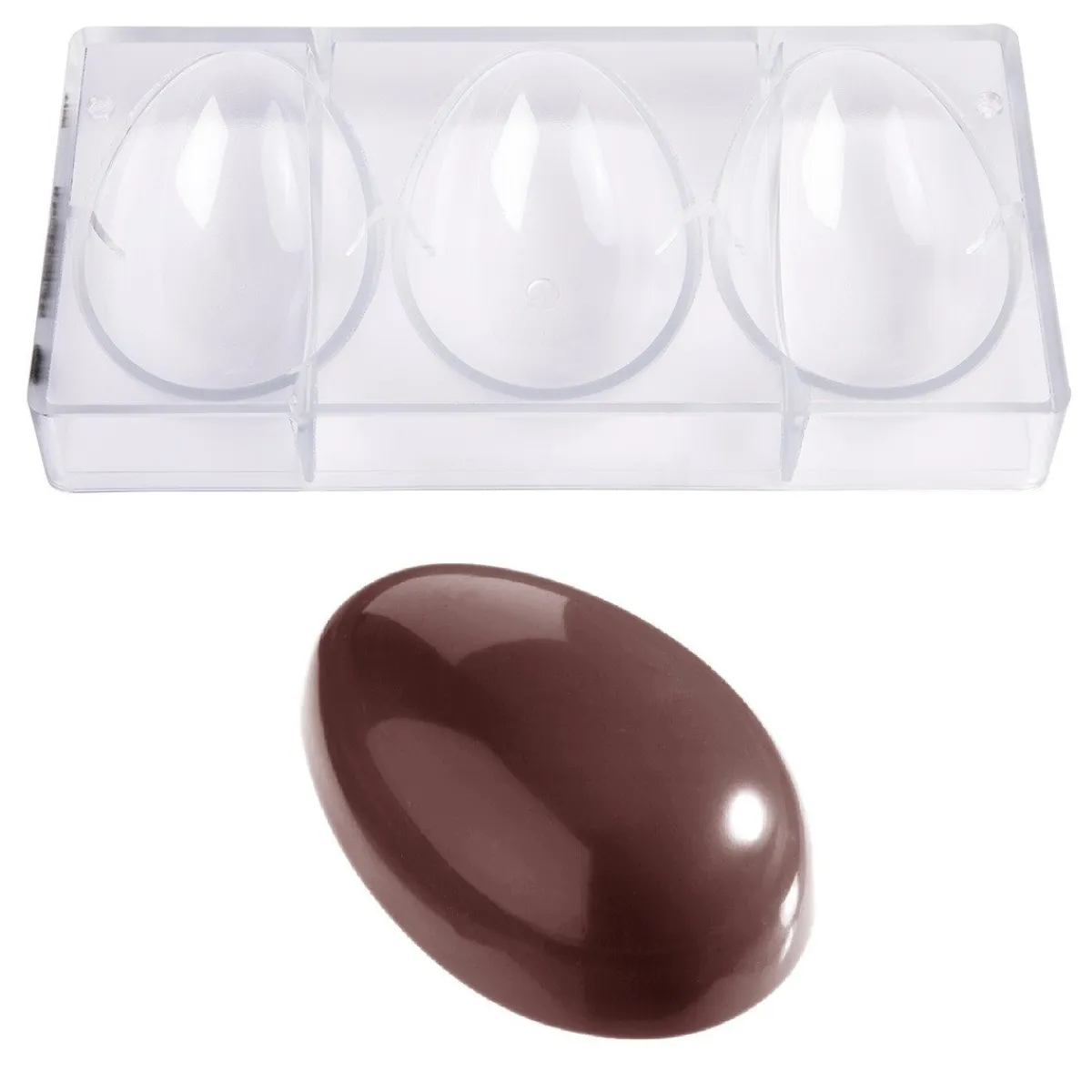 Chocolate World Chocolade Holvorm Glad Ei (3x) 118x77x40mm Online