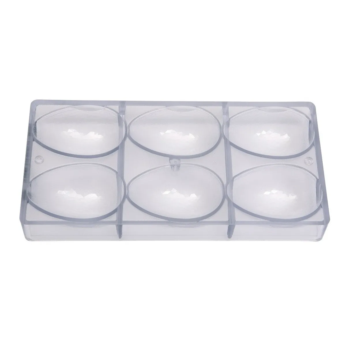 Chocolate World Chocolade Holvorm Ei Facet (6x) 86x56x30mm Best