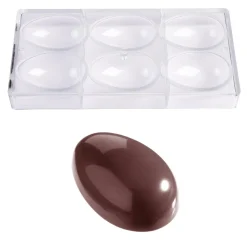 Chocolate World Chocolade Holvorm Glad Ei (3x) 81x54x30mm Online