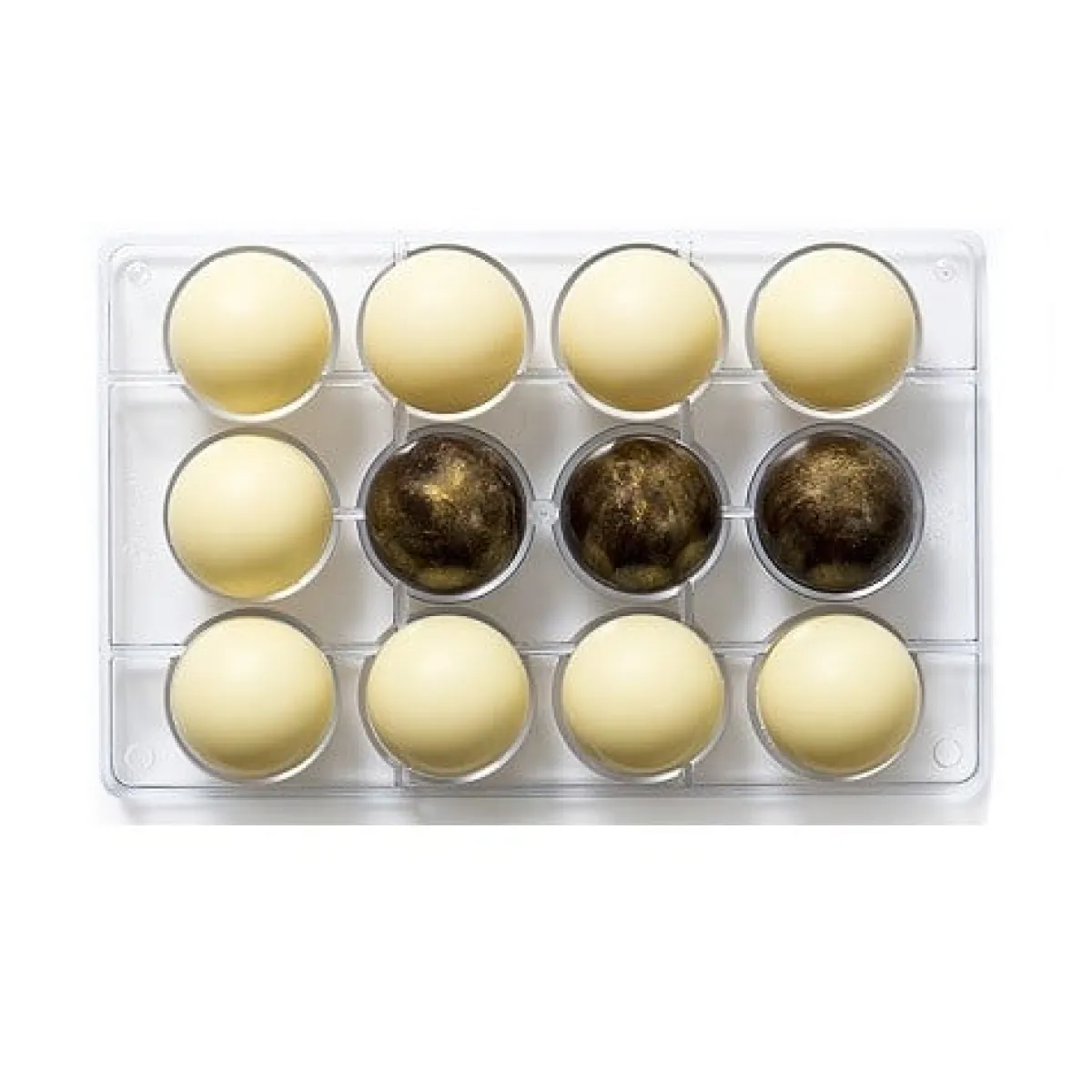 Decora Chocolade Holvorm Halve Bol (12x) Ø50 mm Clearance